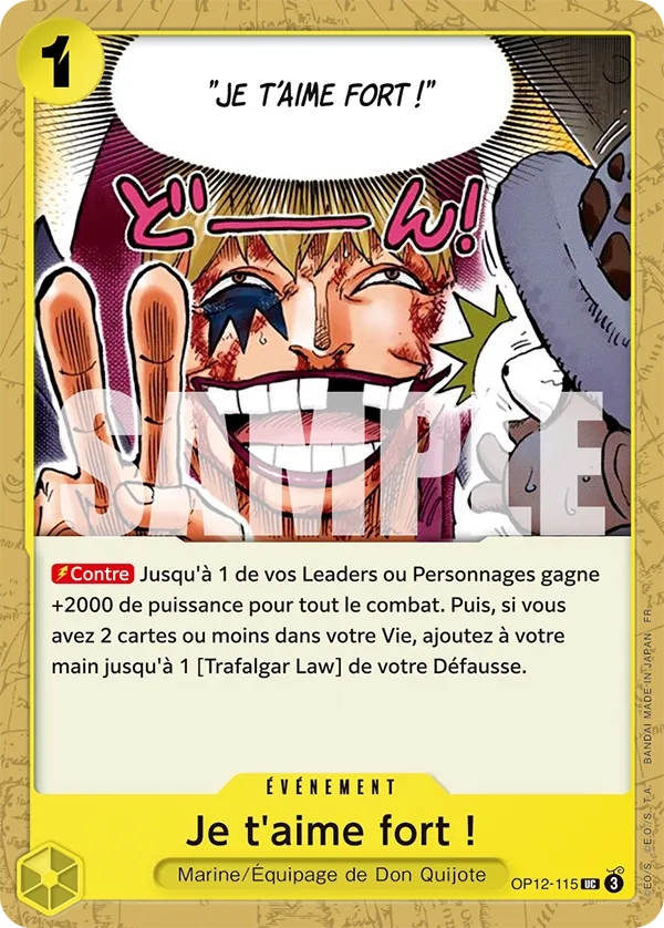 OP12-115 - Je t'aime fort !