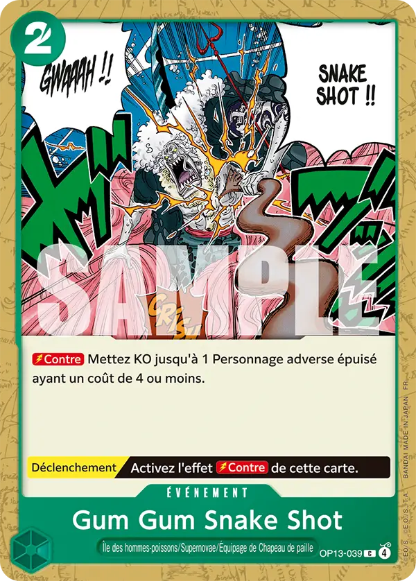 OP13-039 - Gum Gum Snake Shot