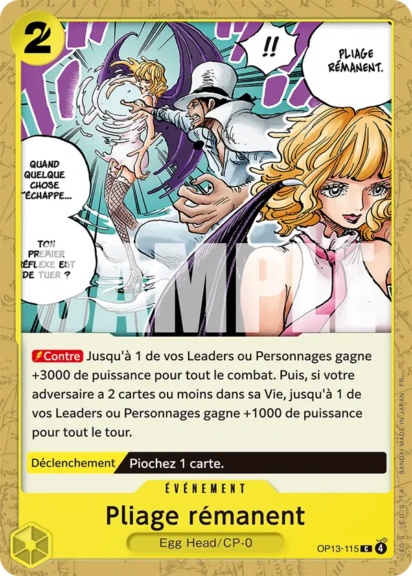 OP13-115 - Pliage rémanent