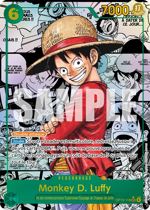 OP13-118 - Monkey D. Luffy V3 (Manga)