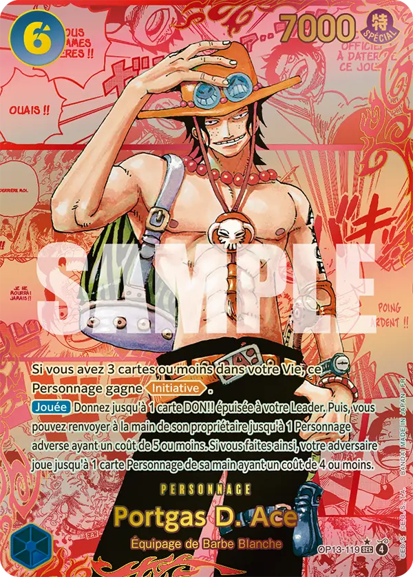 OP13-119 - Portgas D. Ace V4 (Manga Red)