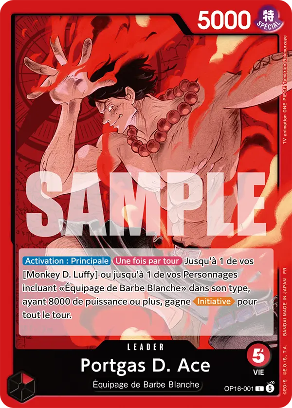 OP16-001 - Portgas D. Ace