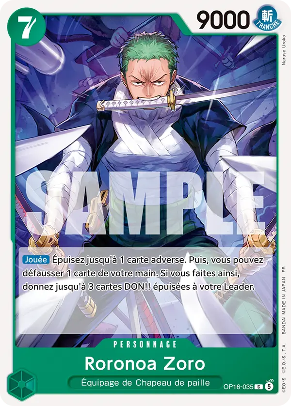 OP16-035 - Roronoa Zoro