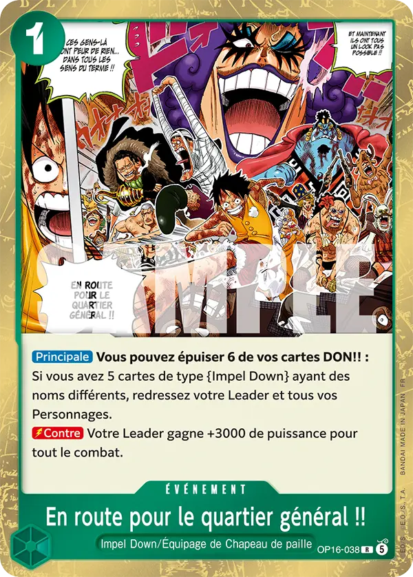 OP16-038 - En route pour le quartier général !!
