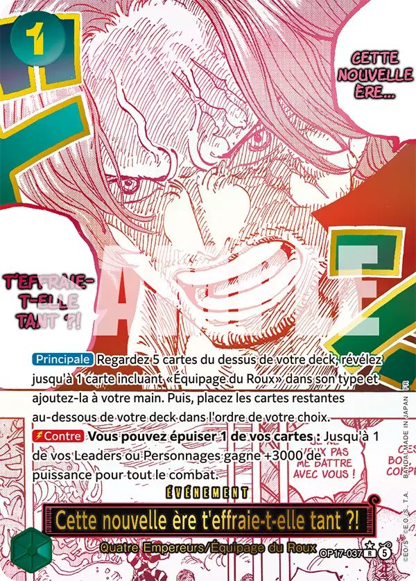 OP17-037 - Cette nouvelle ère t'effraie-t-elle tant ?! V2