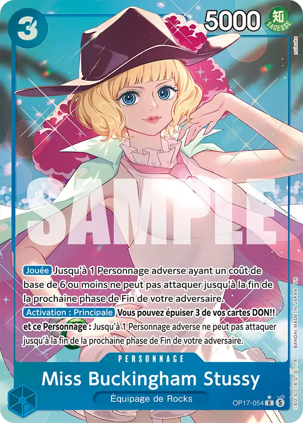 OP17-054 - Miss Buckingham Stussy V2