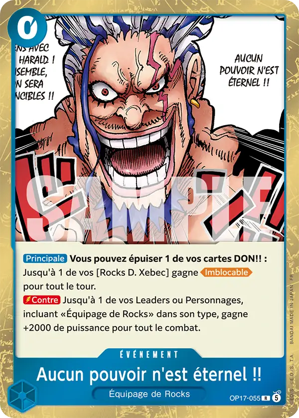 OP17-055 - Aucun pouvoir n'est éternel !!