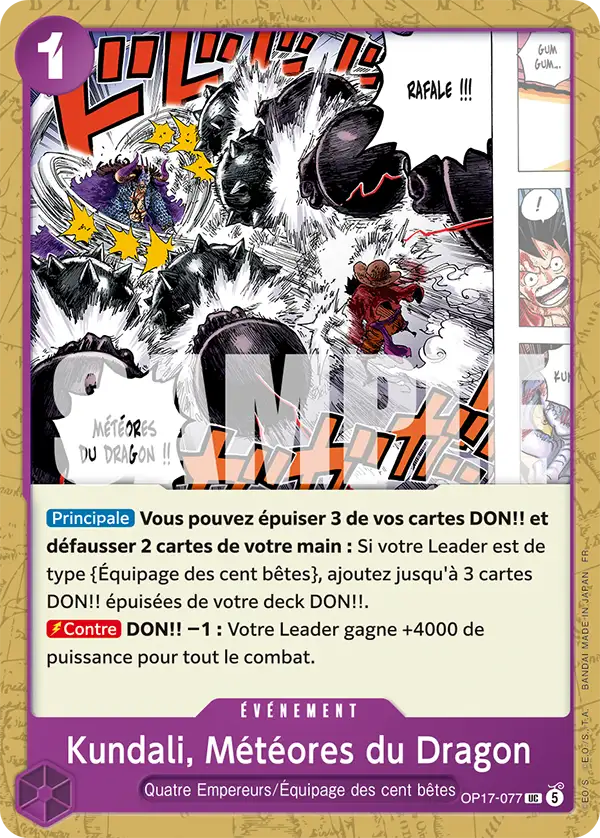 OP17-077 - Kundali, Météores du Dragon