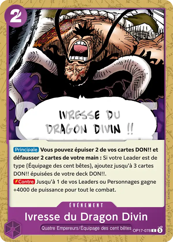 OP17-078 - Ivresse du Dragon Divin