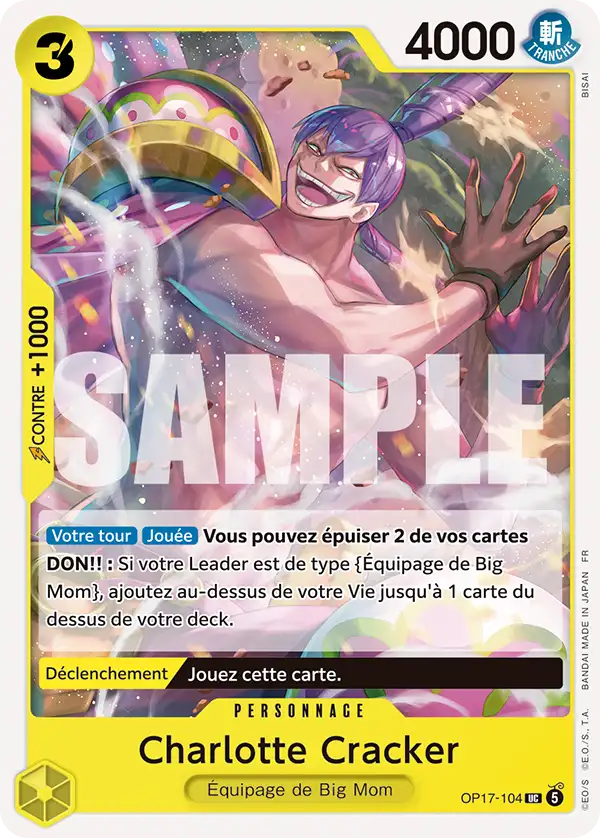 OP17-104 - Charlotte Cracker