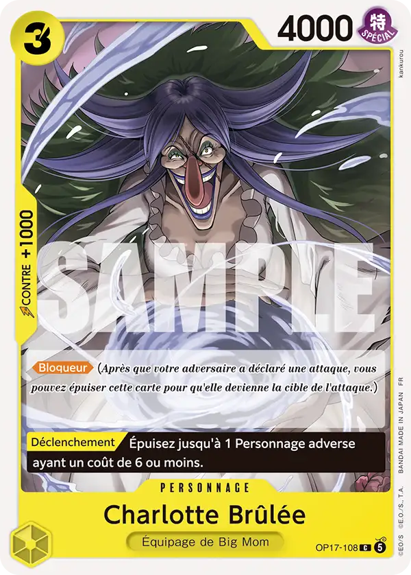 OP17-108 - Charlotte Brûlée