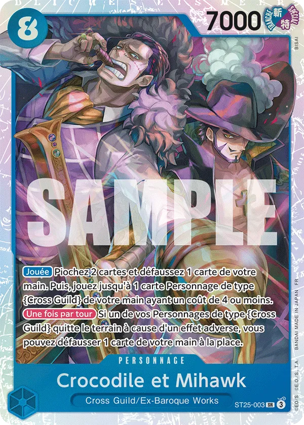 ST25-003 - Crocodile et Mihawk