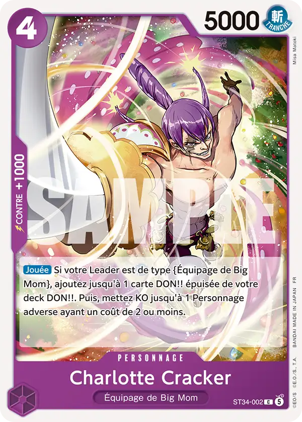 ST34-002 - Charlotte Cracker