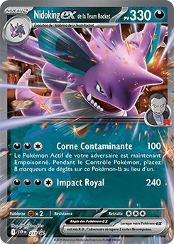 SVP217 - Nidoking EX de la Team Rocket