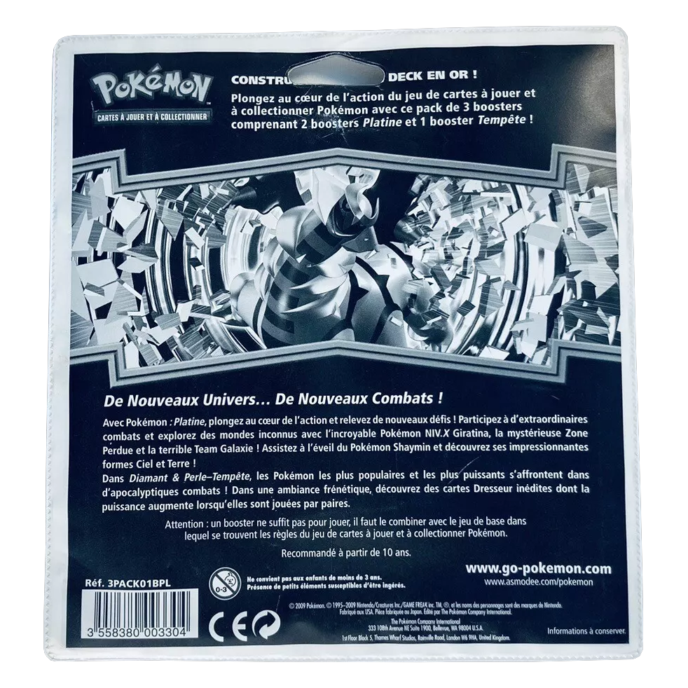TriPack - Platine / Porygon-Z, dos du blister
