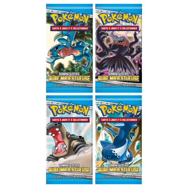 Artset Pokémon Aube Majestueuse : les 4 boosters scellés du set