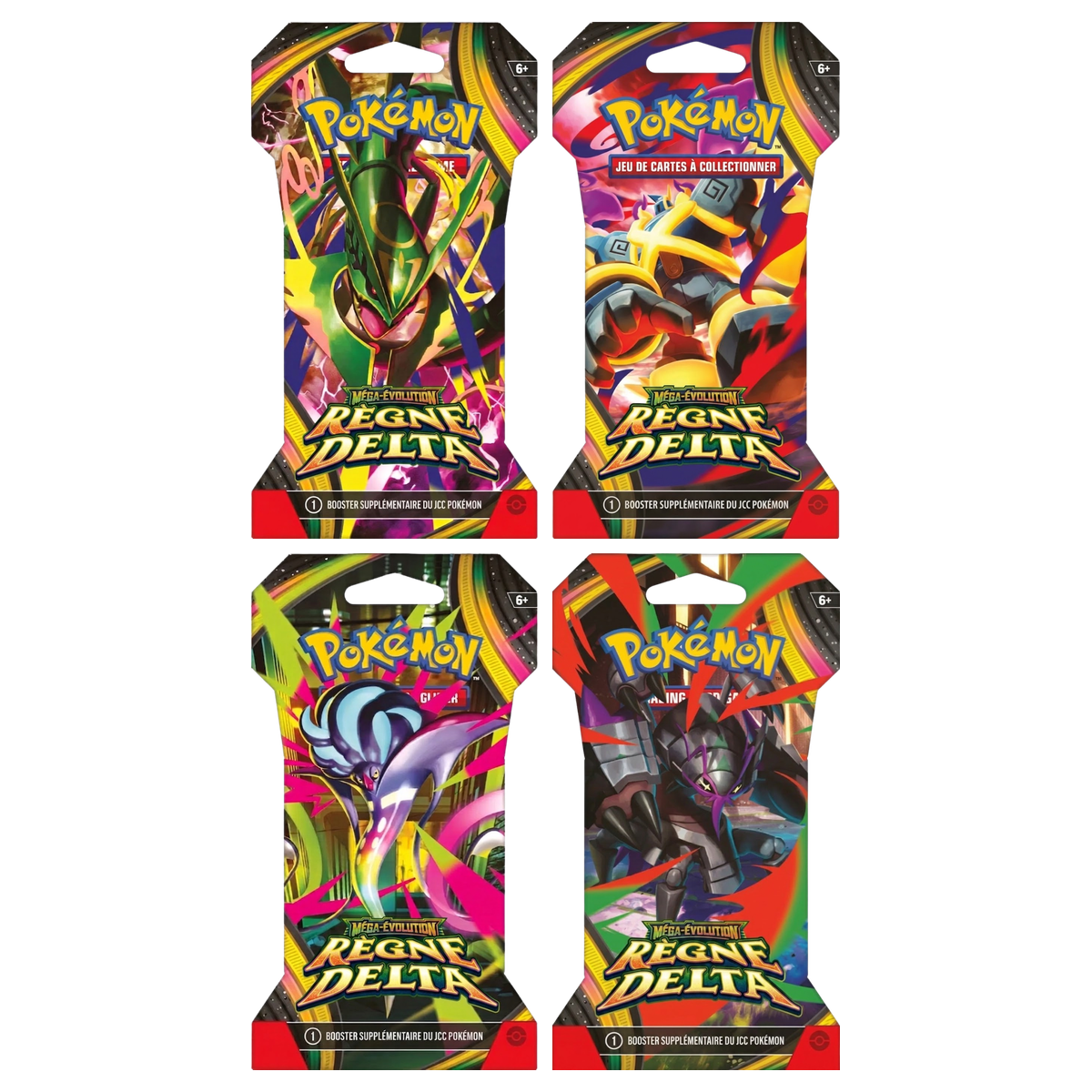 Artset Pokémon Règne Delta : les 4 blisters scellés du set