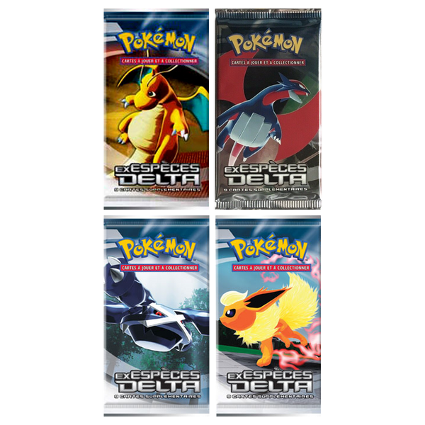 Artset Pokémon Espèces Delta : les 4 boosters scellés du set