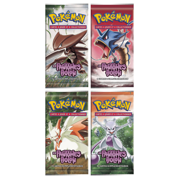 Artset Pokémon Fantômes Holon : les 4 boosters scellés du set