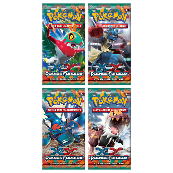 Artset Pokémon Poings Furieux : les 4 boosters scellés du set