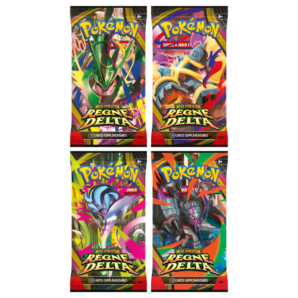 Artset Pokémon Règne Delta : les 4 boosters scellés du set