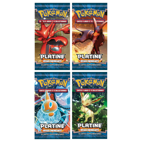 Artset Pokémon Rivaux Émergeants : les 4 boosters scellés du set