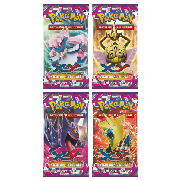 Artset Pokémon Vigueur Spectrale : les 4 boosters scellés du set