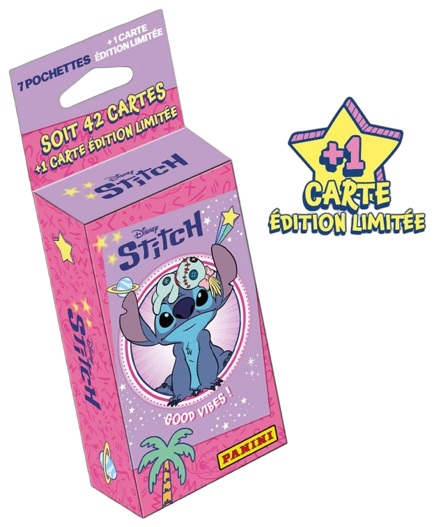 Blister de 7 Boosters + 1 Carte Édition Limitée - Disney Stitch 2026