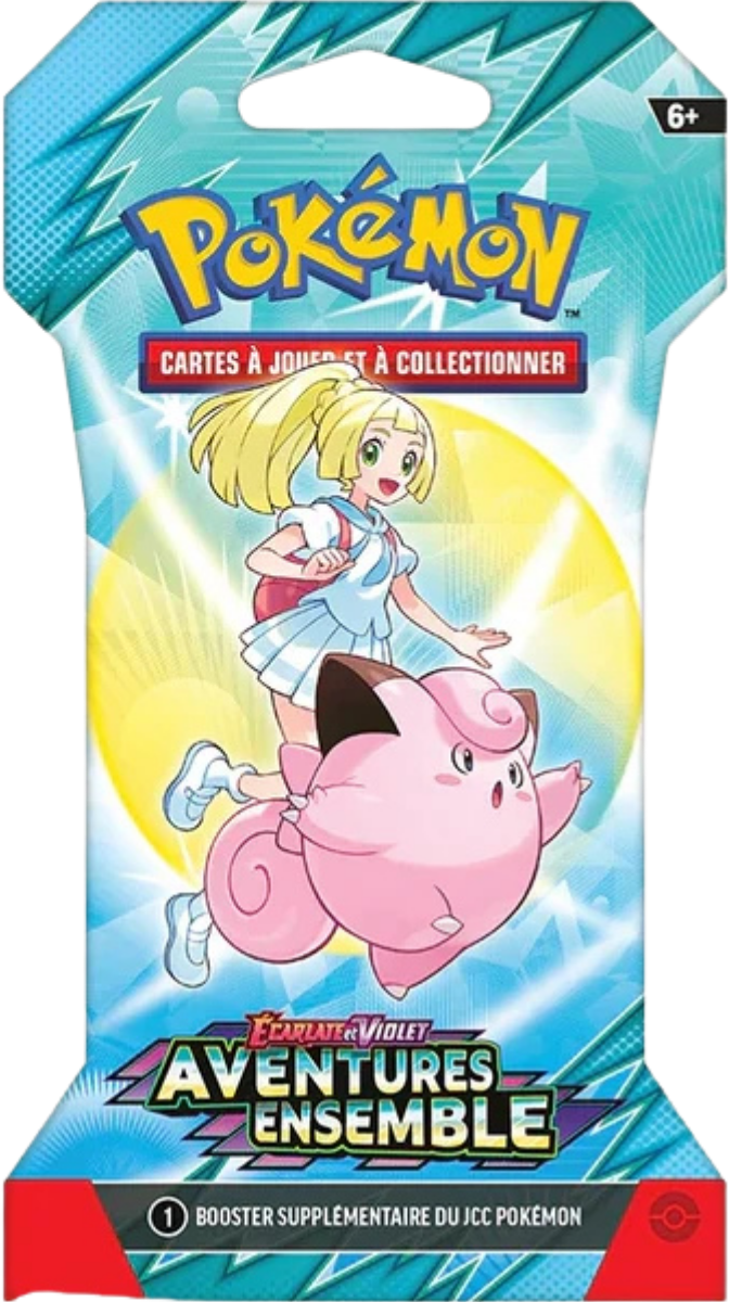 Blister Pokémon Aventures Ensemble illustration Mélofée de Lilie, scellé français