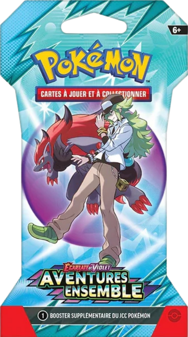 Blister Pokémon Aventures Ensemble illustration Zoroark de N, scellé français