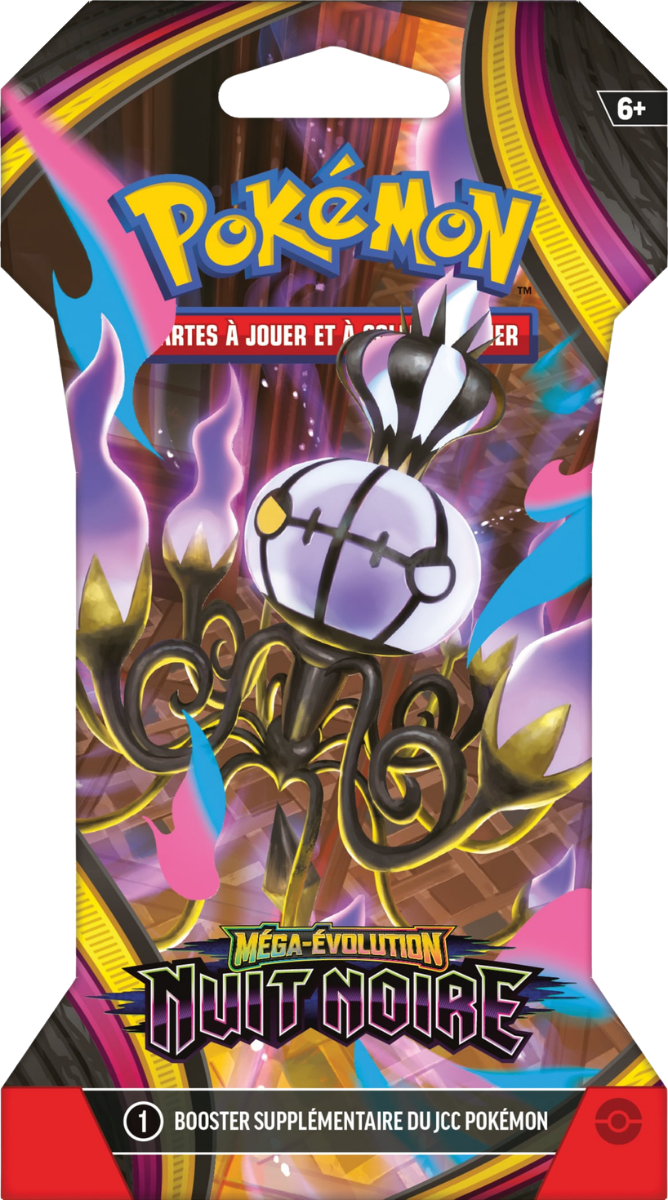 Blister Pokémon Nuit Noire illustration Méga-Lugulabre, scellé français