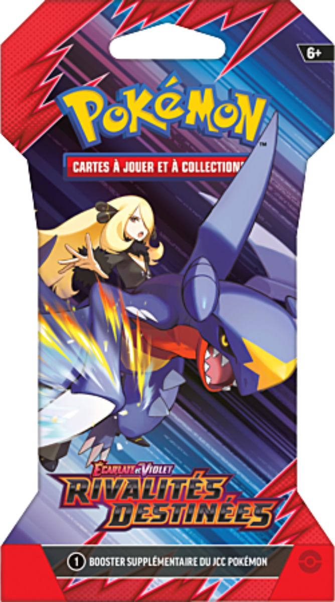 Blister Pokémon Rivalités Destinées illustration Carchacrok de Cynthia, scellé français