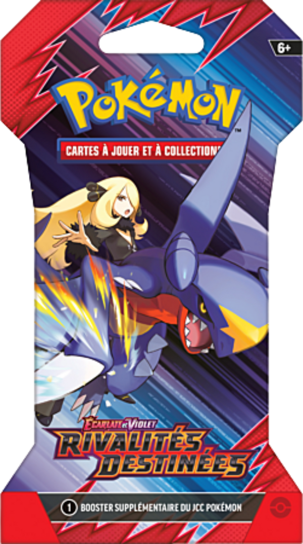 Blister Pokémon Rivalités Destinées illustration Carchacrok de Cynthia, scellé français