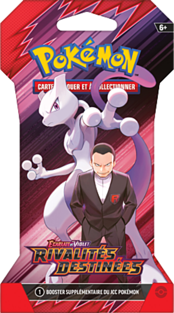 Blister Pokémon Rivalités Destinées illustration Mewtwo de Giovanni, scellé français