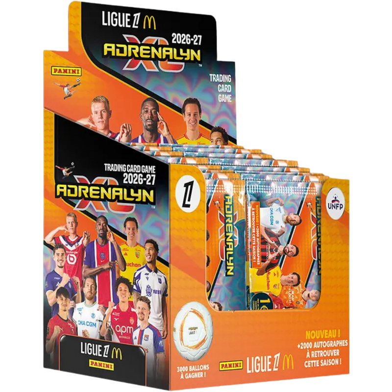 Boîte de 50 Boosters - Adrenalyn XL / Ligue 1 McDonald's 26-27