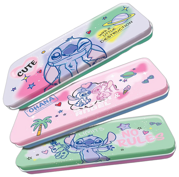 Boîtes métal Disney Stitch 2026, trois modèles