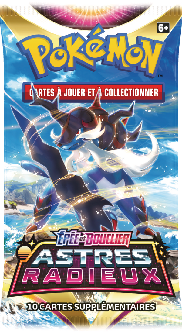 Booster Pokémon Astres Radieux illustration Clamiral de Hisui, scellé français
