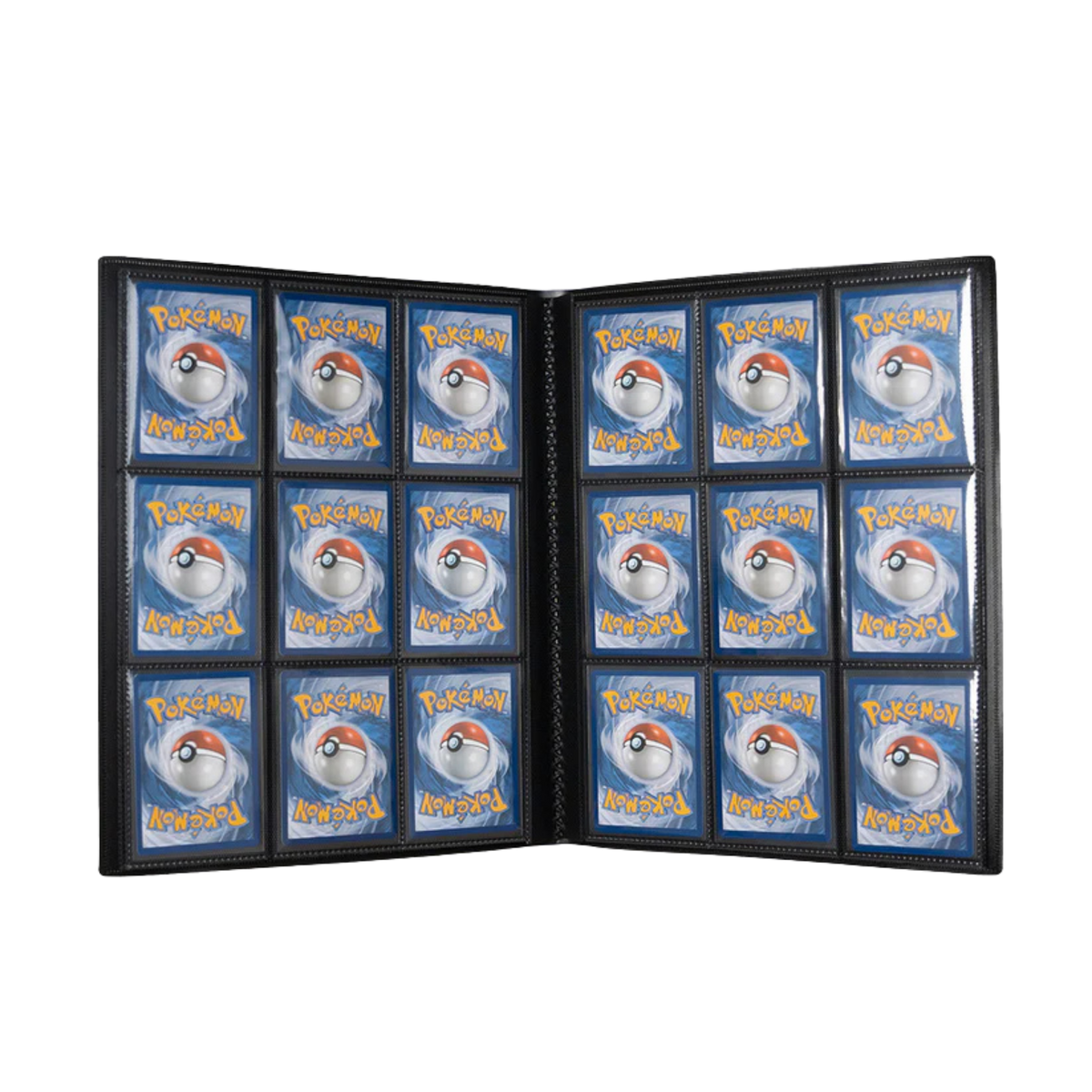 Classeur souple 360 cartes TCG-Collection ouvert avec emplacements 3x3