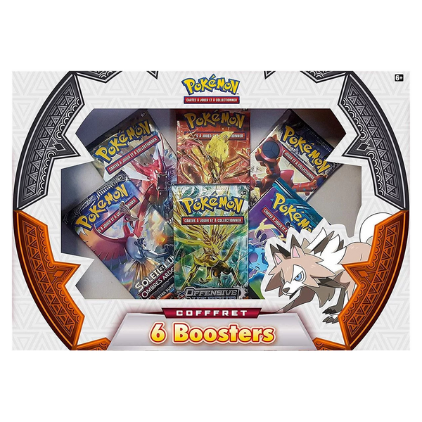Coffret 6 Boosters 2018 Pokémon, face avant
