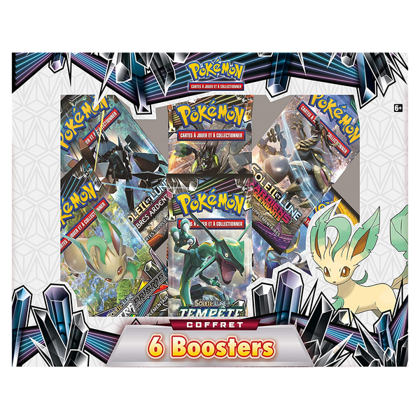 Coffret 6 Boosters 2019 Pokémon, face avant