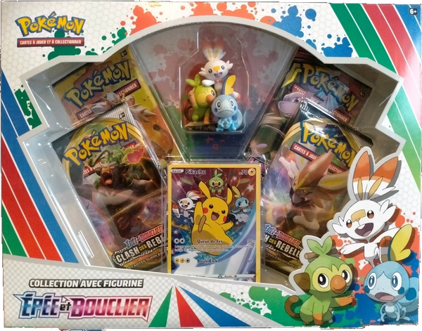 Coffret - Collection avec Figurine / Épée et Bouclier — Recto