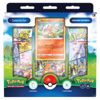Avant - Coffret - Collection avec Pin's Pokémon GO / Salamèche