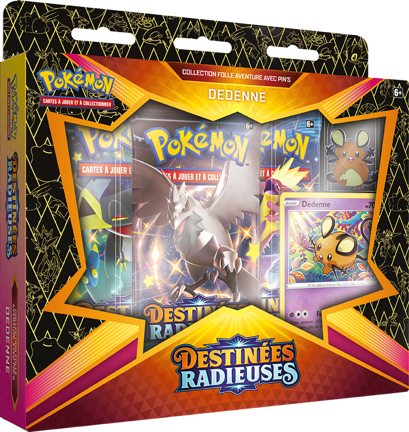 Coffret - Collection Folle Aventure avec Pin's / Dedenne