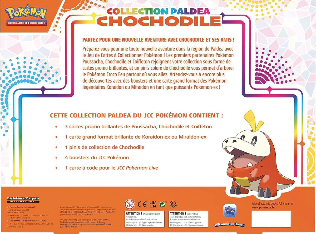 Coffret - Collection / Paldea Chochodile — Verso