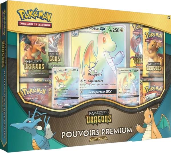 Coffret - Collection Pouvoirs Premium / Majesté des Dragons — Recto