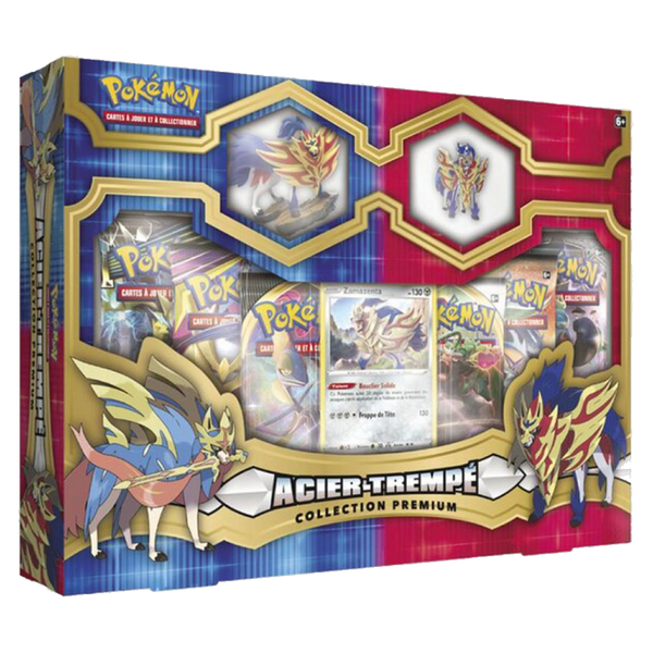 Collection Premium Acier Trempé Zamazenta Pokémon, version française