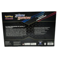 Dos - Coffret - Collection Premium avec Figurine / Zacian chromatique