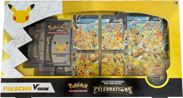 Coffret - Collection Premium avec Tapis de Jeu / Pikachu-V-UNION — Recto