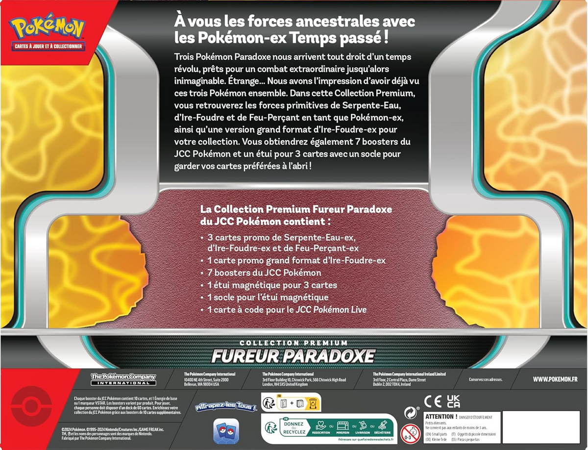 Coffret - Collection Premium / Fureur Paradoxe — Verso