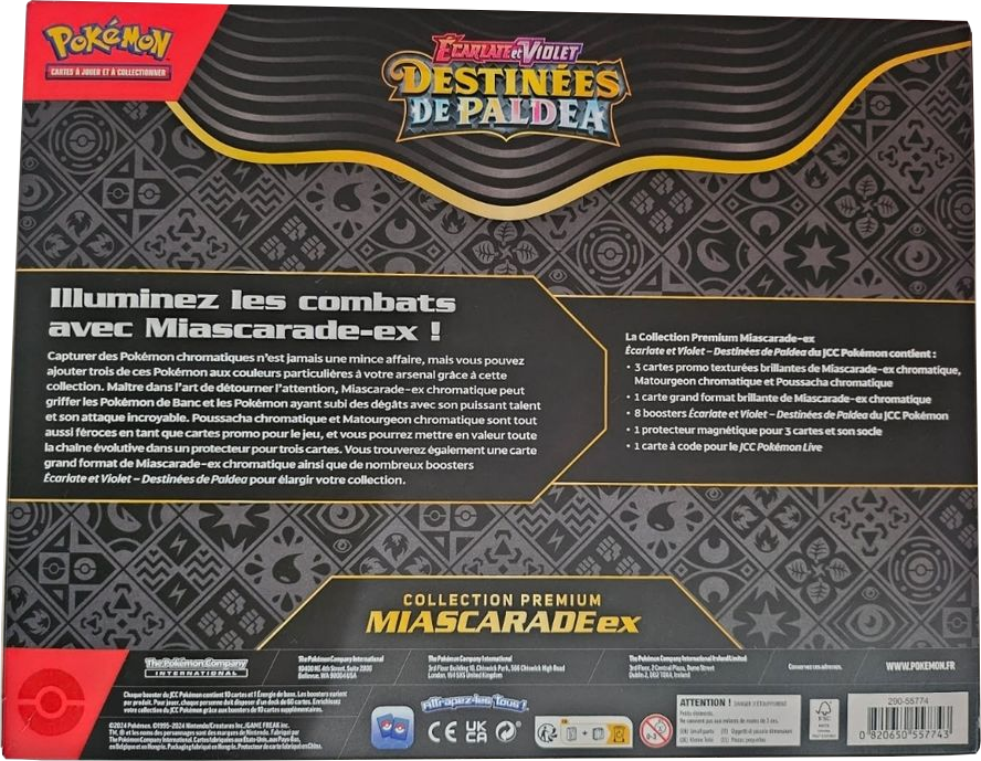 Coffret - Collection Premium / Miascarade-ex — Verso